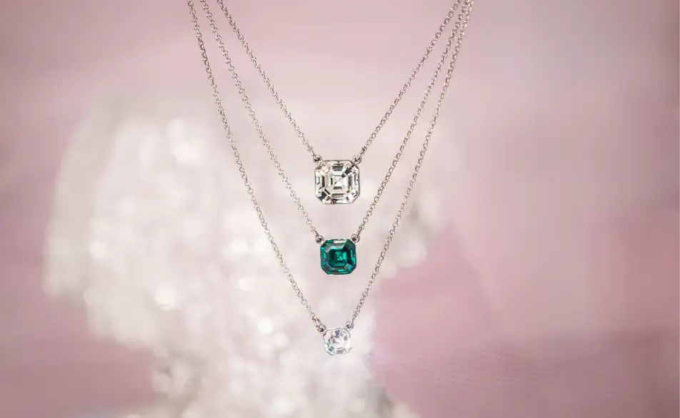 customized diamond necklace women